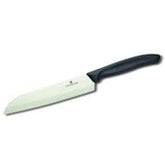 VICTORINOX SANTOKU KNIFE, CERAMICLINE, FIBROX 17 CM BLACK